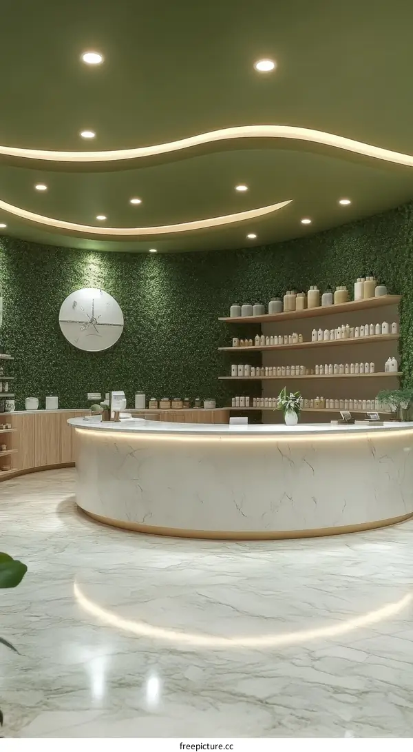 Modern Wellness Retail Interior Design