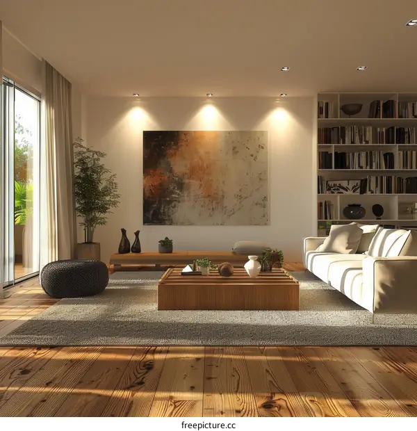 Modern IKEA-Style Living Room