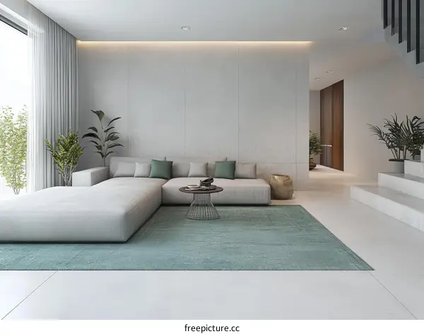 Modern Minimalist Living Room Interior Design