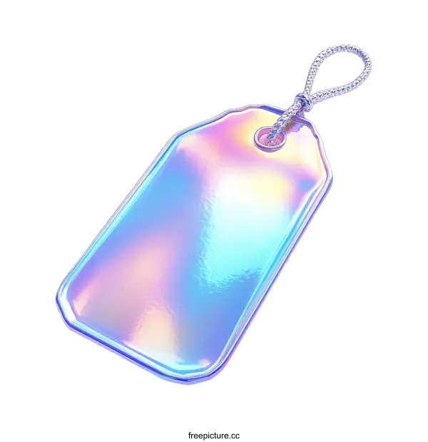 [Transparent Background PNG]Holographic Price Tag Design