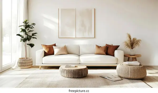 Modern Minimalist Living Room Interior Design