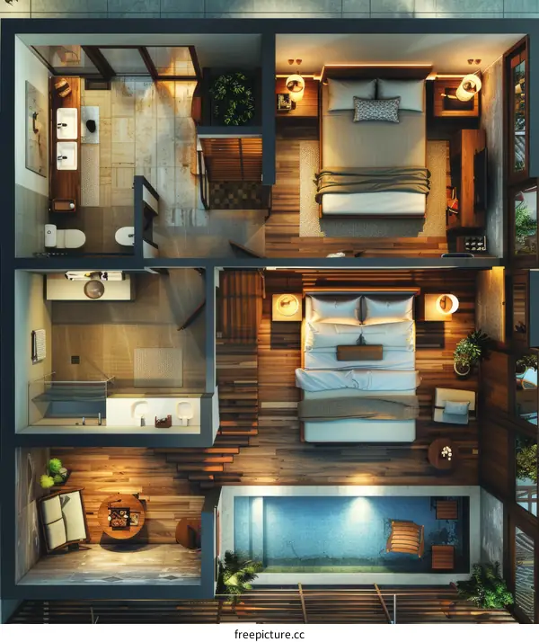 Exclusive Luxury Hotel Suite with Private Swimming Pool