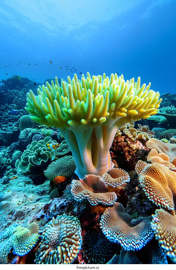 Vibrant Coral Reef Ecosystem