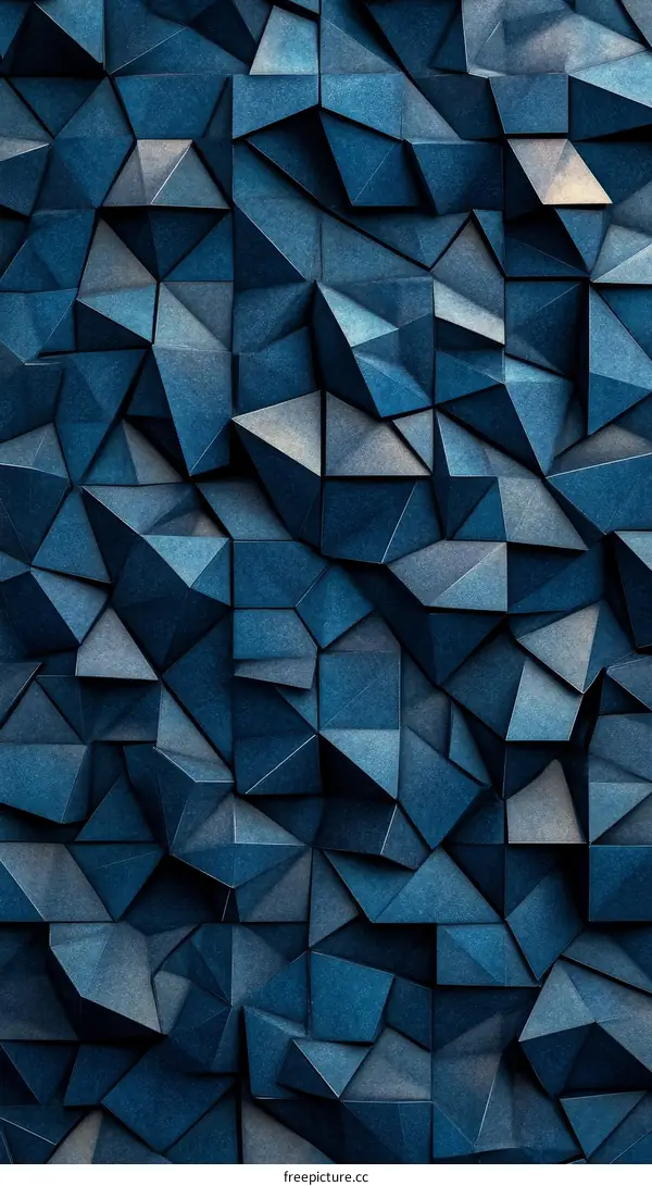 Abstract Geometric Pattern Wall Design