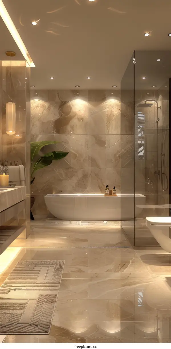 Bathroom Space Design Effect Picture