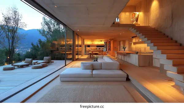 Modern Mountain View Home Interior Design