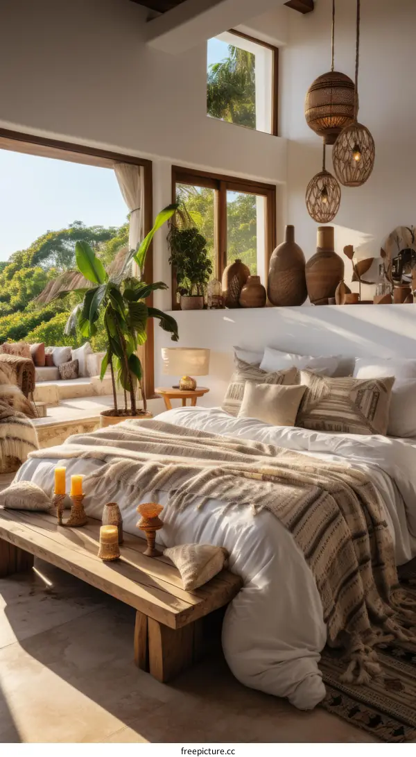 Modern Farmhouse Bedroom With Natural Light