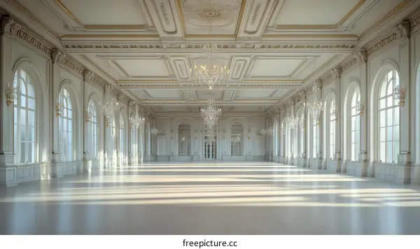Grand Ballroom Interior Design Illustration