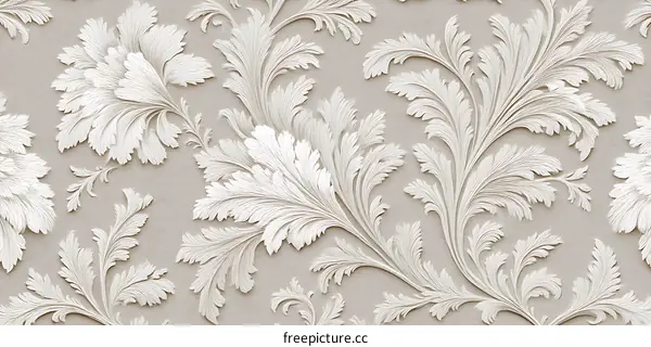 Elegant Floral Wallpaper Design Pattern
