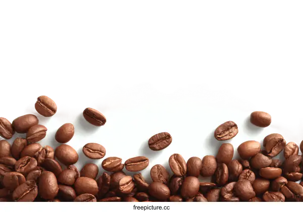 [Transparent Background PNG]Roasted Coffee Beans Close Up