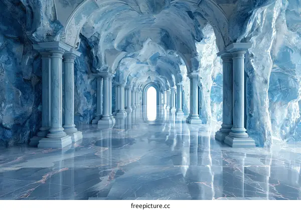 Frozen Ice Palace Corridor