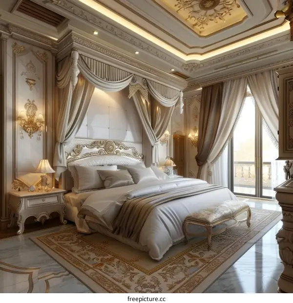 Luxury Exquisite Elegant Bedroom Design