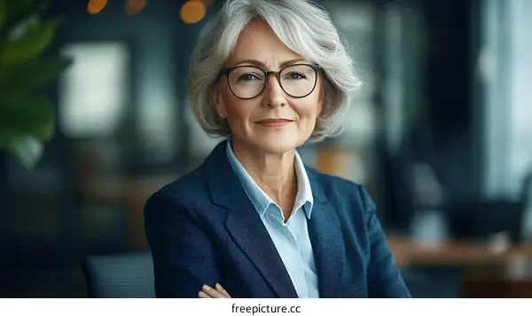 Confident Business Leader Woman Portrait