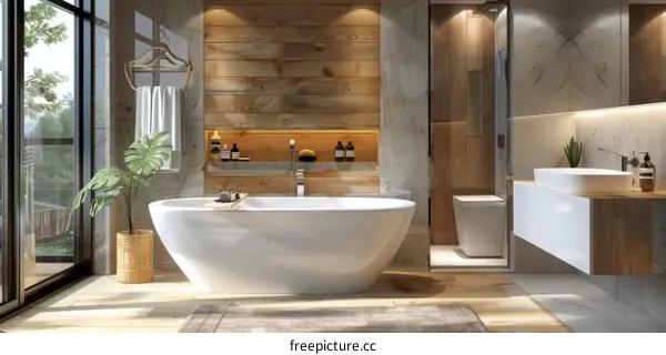 Modern Luxurious Bathroom Design