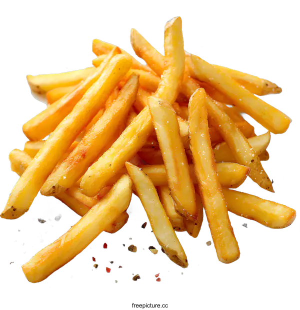 [Transparent Background PNG]A pile of french fries