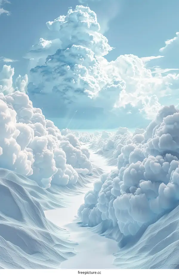 Cloud-Kissed Mountain Ranges