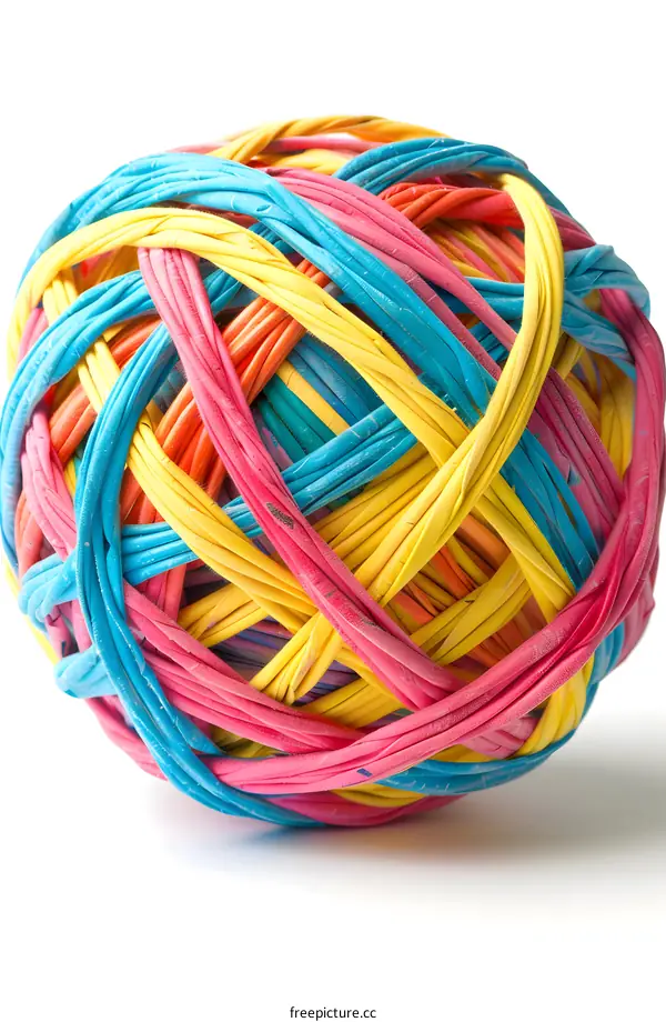 colorful rubber ball