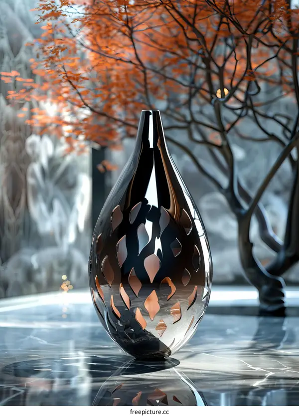Modern Abstract Decorative Vase Design