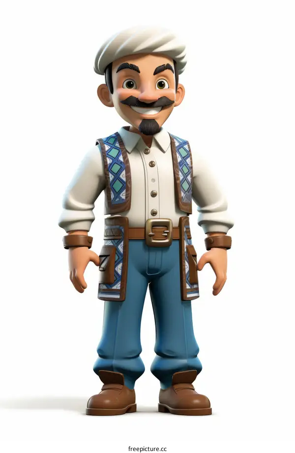 Arabian man in traditional clothes