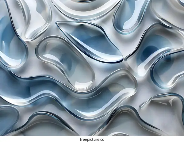 glass waves background