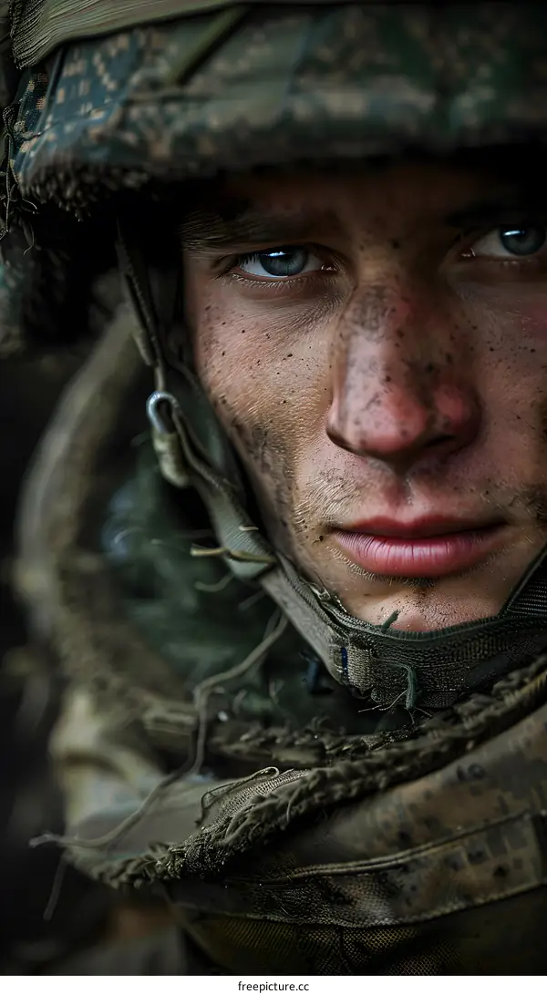 Portrait of a soldier