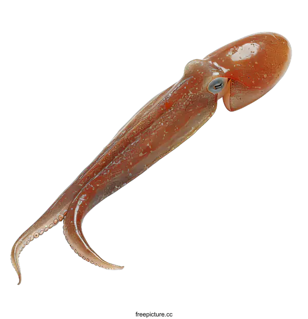 [Transparent Background PNG]Octopus on white background