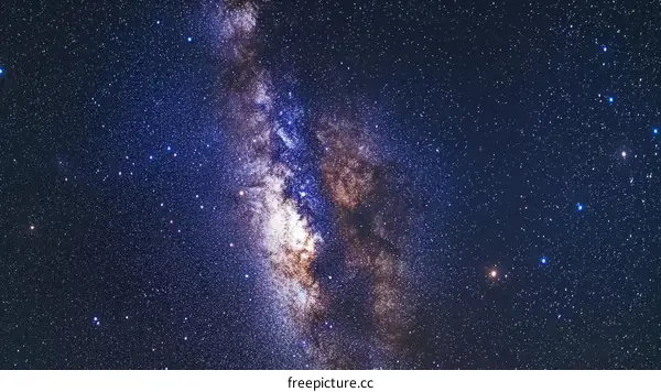 Milky Way Galaxy Night Sky