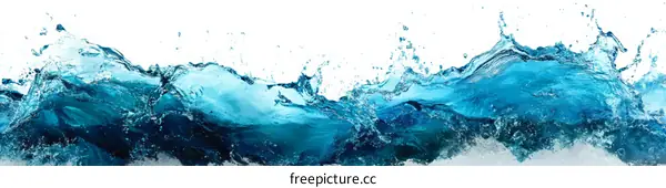 Abstract Water Splash Background Design
