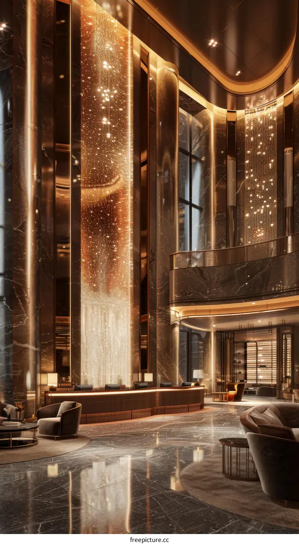 Luxury Hotel Lobby Design Interior