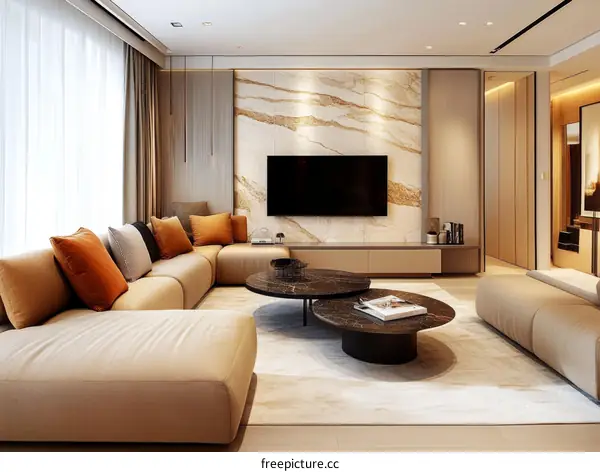 Modern Minimalist Living Room Interior Design