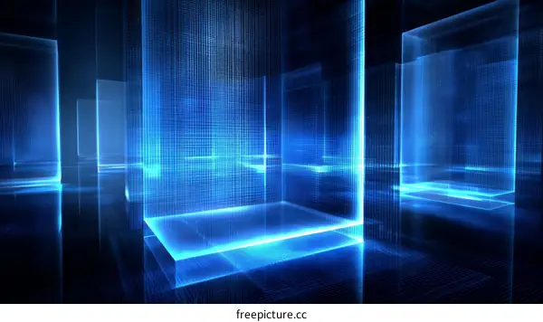 Abstract Digital Cityscape Design