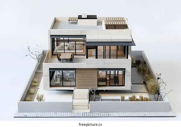 Modern Architectural House Model Design