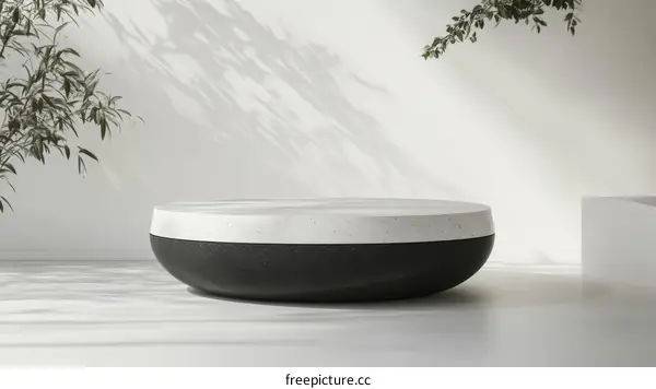 Modern Minimalist Concrete Podium Display Platform