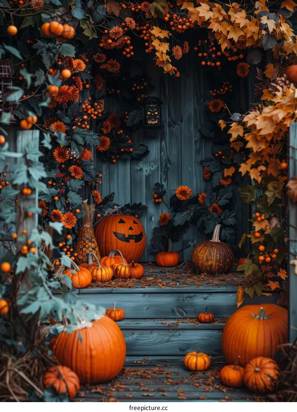 Spooky and Cute Halloween Porch Decor