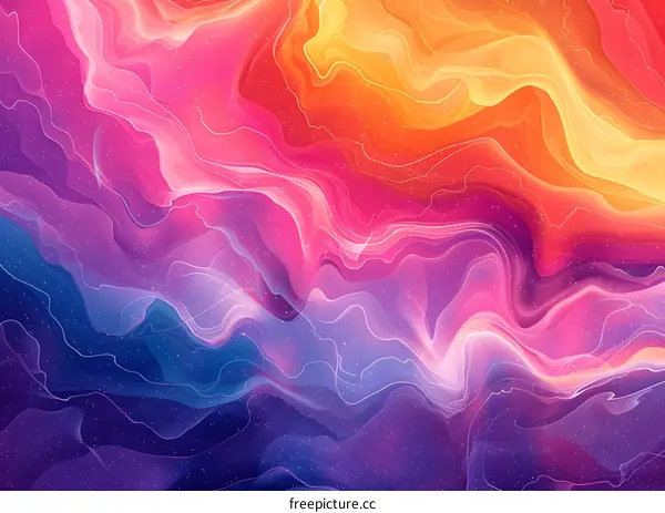 Colorful abstract painting