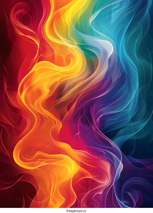 Colorful abstract painting