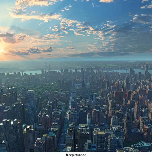 Manhattan Skyline: New York Cityscape