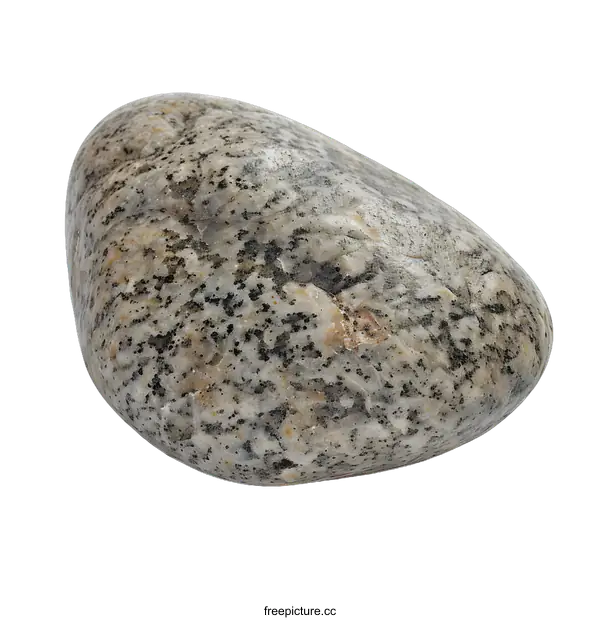 [Transparent Background PNG]Gray Smooth River Stone Texture