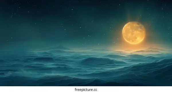 Breathtaking Moon Landscape