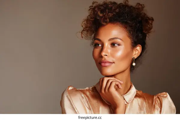 Elegant Woman Portrait with Natural Light