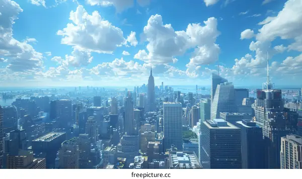 New York Metropolis Skyline