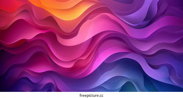 Colorful Wavy Abstract Background