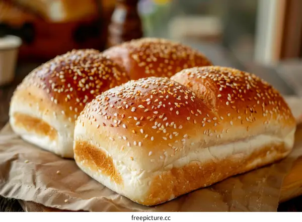 Freshly Baked Sesame Seed Loaf