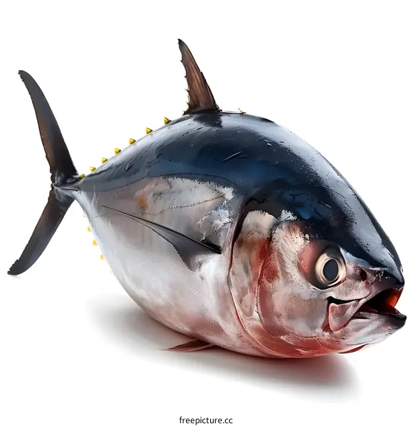 Bluefin Tuna Isolated on White
