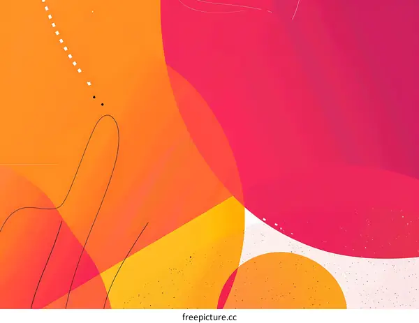 Abstract Colorful Shapes Background