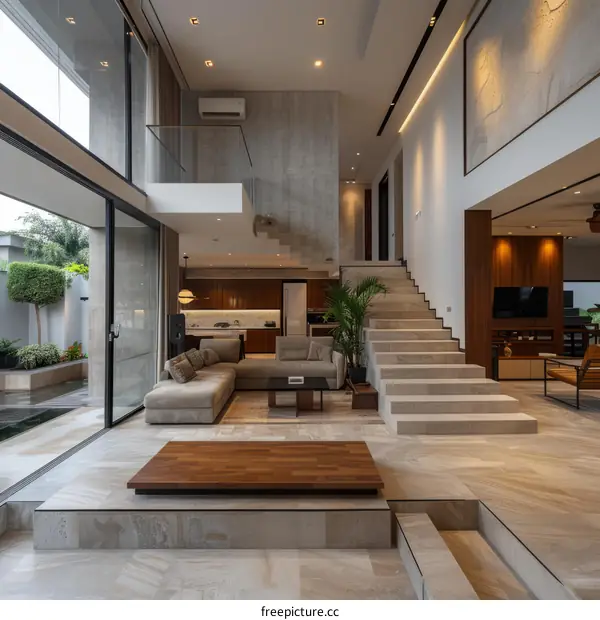 Modern Asian house interior design