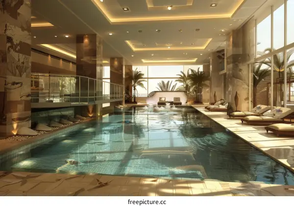 Luxury Hotel Indoor Heated Pool and Spa