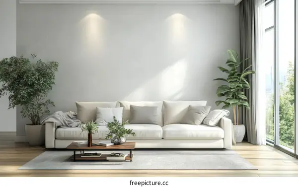 Modern Minimalist Living Room Interior Design