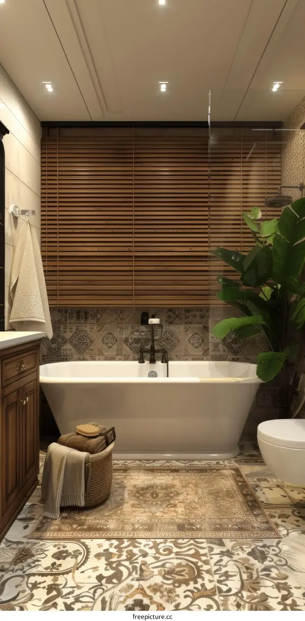 Modern Farmhouse Bathroom Interior Design