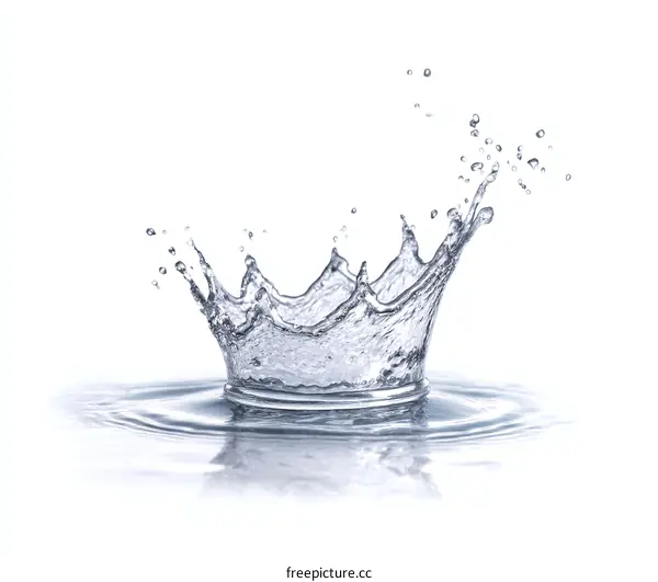 Water Splash Crown Crown Water Splash